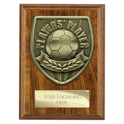 Cobra Plaque Players Player Award Walnut