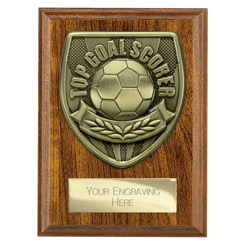 Cobra Plaque Top Scorer Award Walnut
