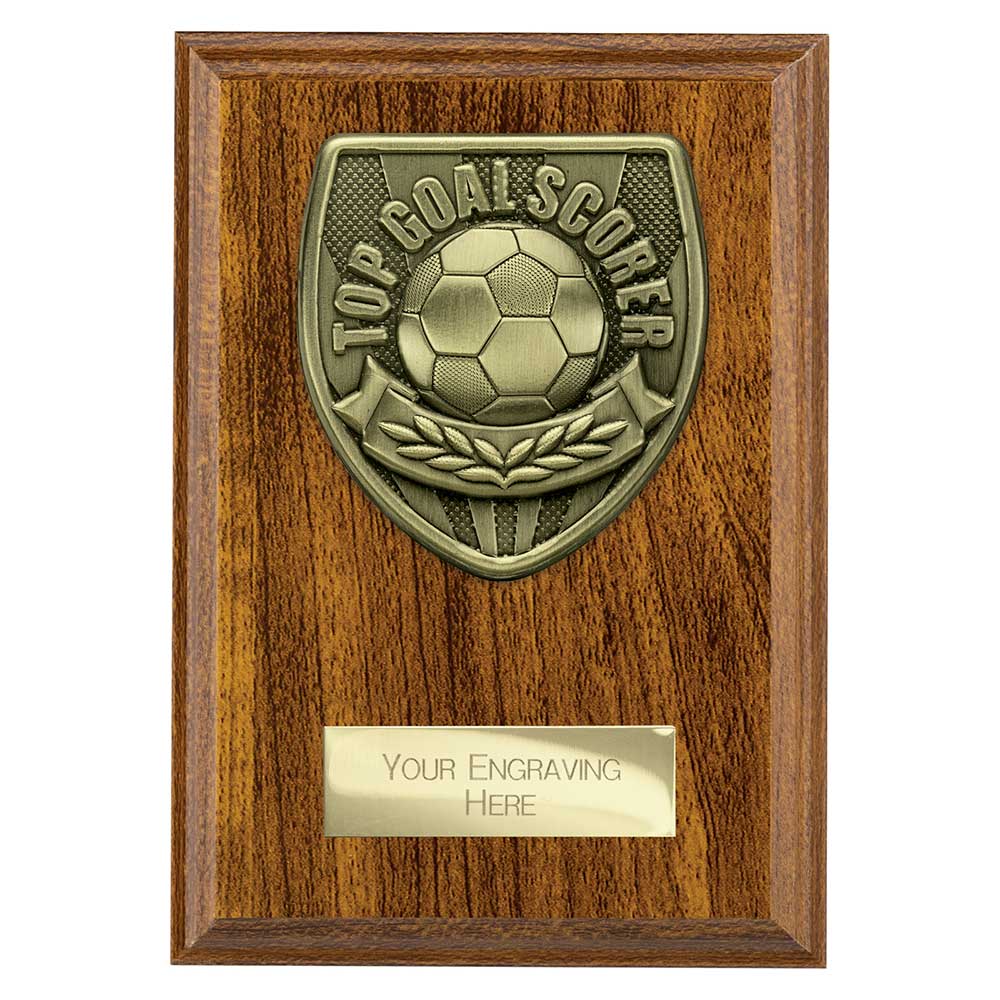 Cobra Plaque Top Scorer Award Walnut