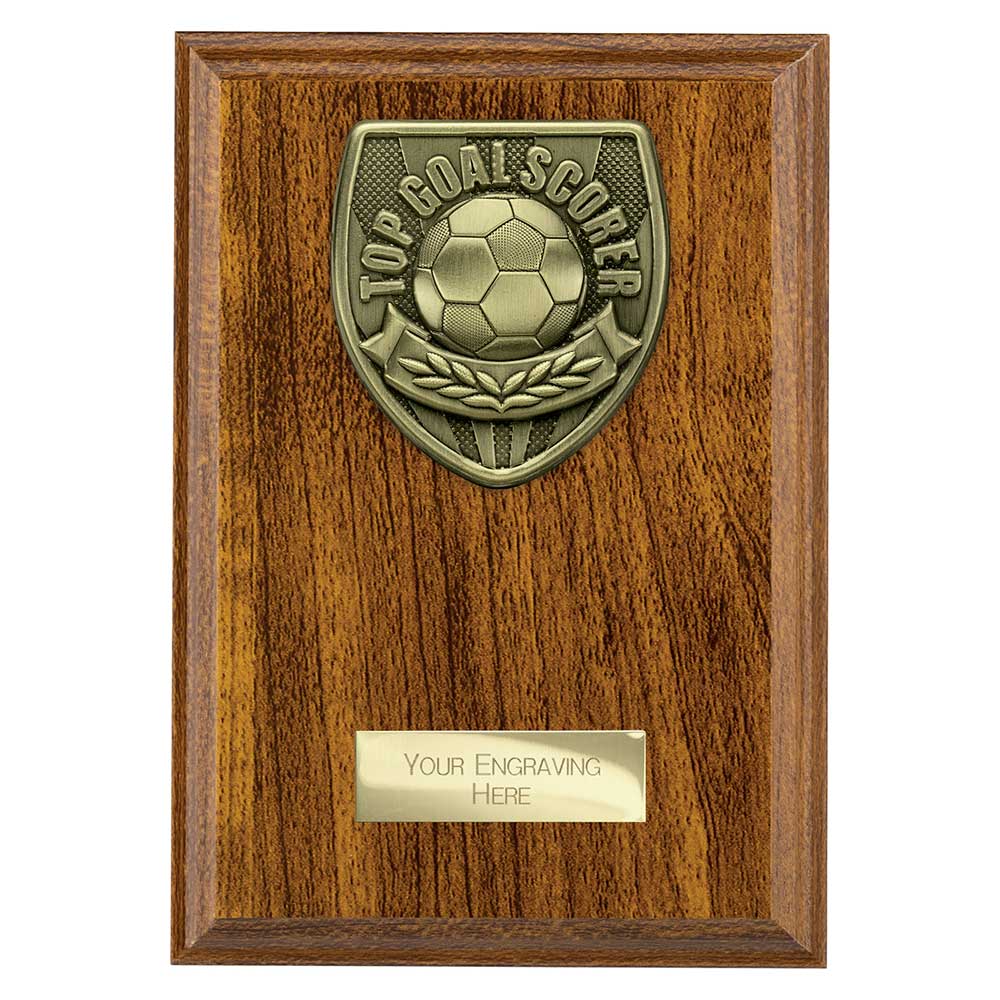 Cobra Plaque Top Scorer Award Walnut