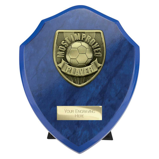 Cobra Shield Most Improved Player Award Azure Blue