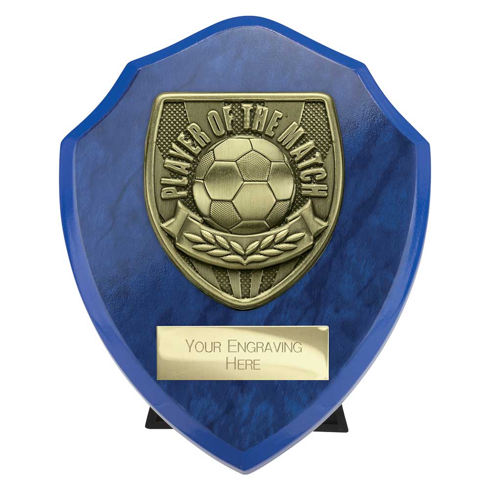 Cobra Shield Player of Match Award Azure Blue