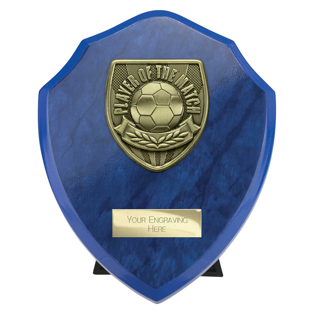 Cobra Shield Player of Match Award Azure Blue