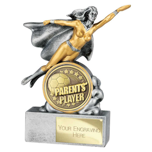 Hero Female Parents Player Award Antique Silver 140mm