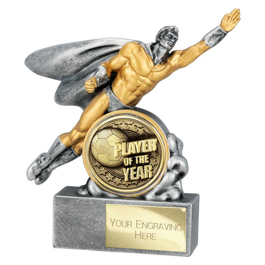 Hero Male Player of Year Award Antique Silver 140mm