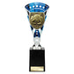 Cobra Star Cup Football Goal Keeper Silver & Blue