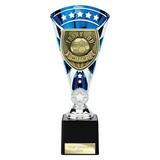 Cobra Star Cup Thank you Coach Silver & Blue