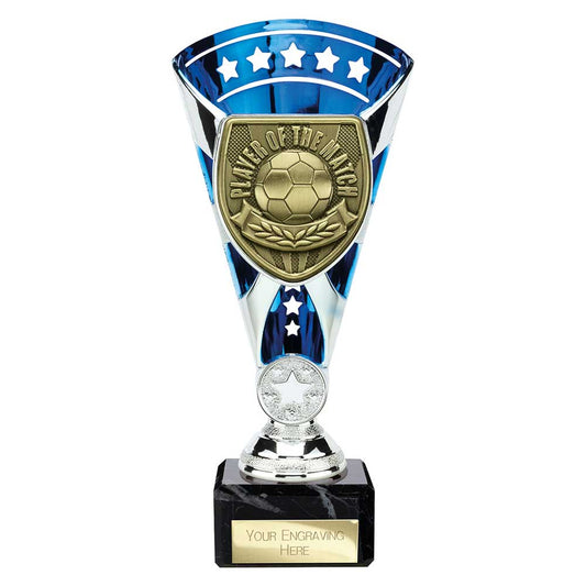 Cobra Star Cup Player of Match Silver & Blue