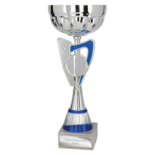 Mystify Cup Silver & Blue