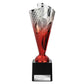 Rodeo Trophy Silver & Red