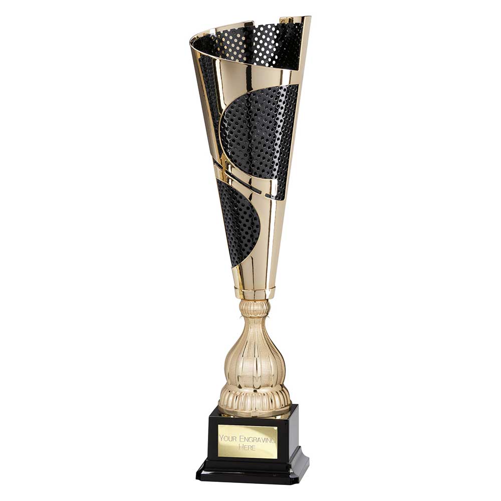 Quest Laser Cut Cup Gold & Black