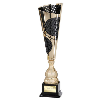 Quest Laser Cut Cup Gold & Black