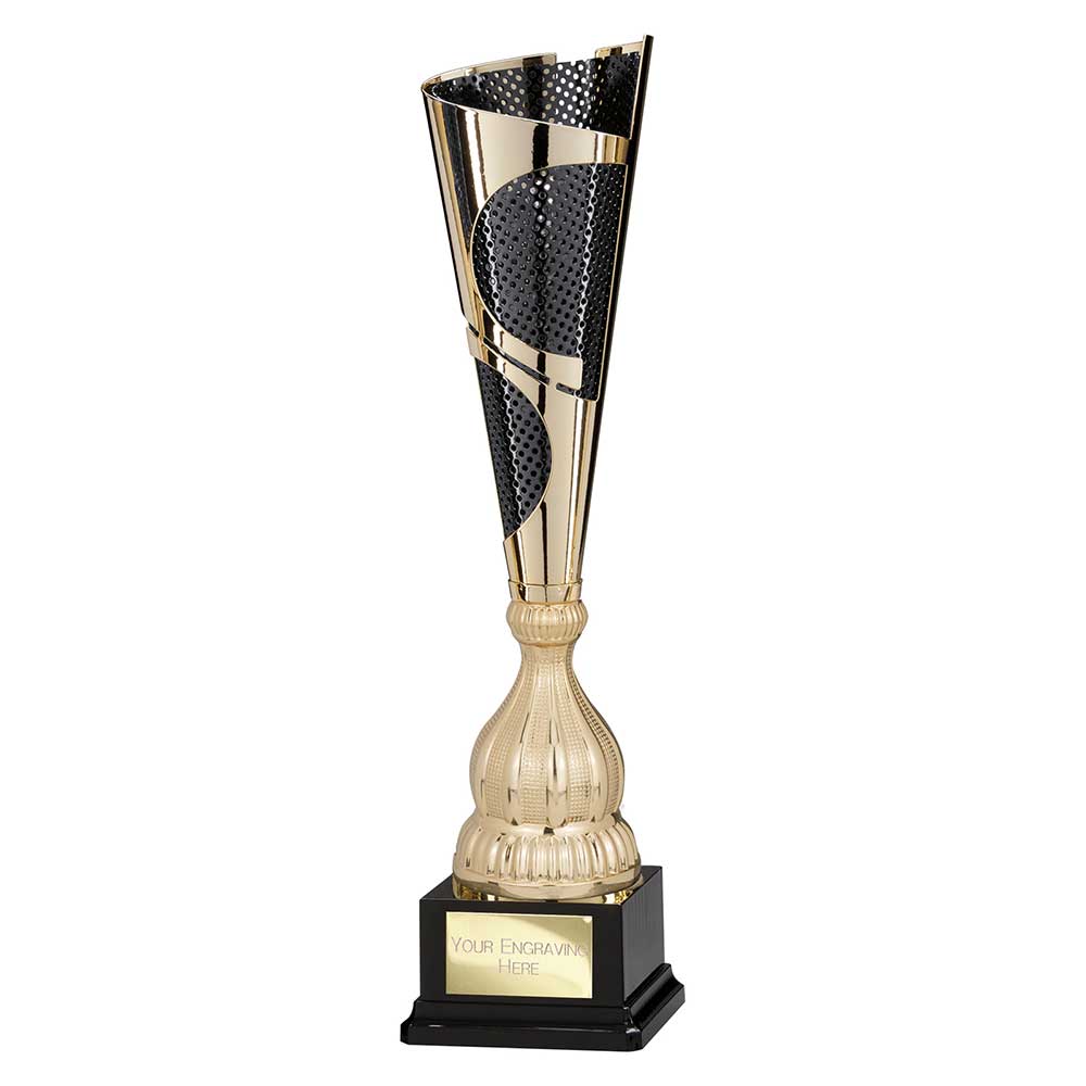 Quest Laser Cut Cup Gold & Black