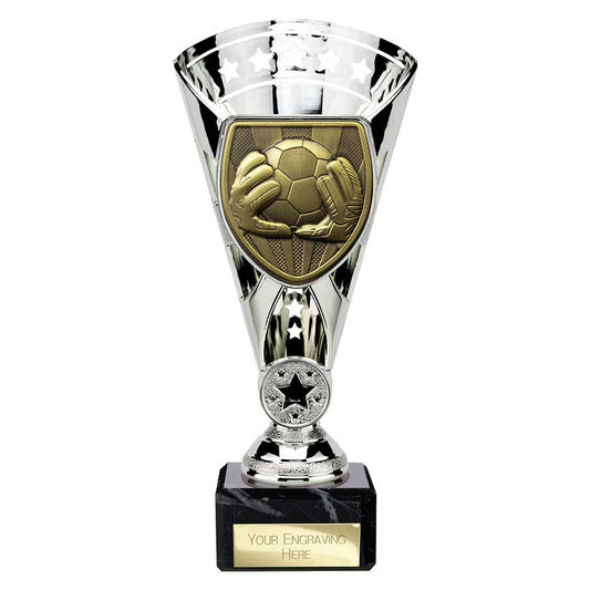 Cobra Star Cup Football Goal Keeper Silver