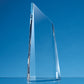 Optical Crystal Facetted Peak Award - 3 Sizes
