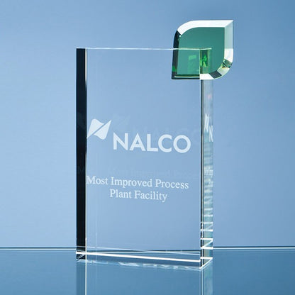 Optical Crystal Double Leaf 'Eco Excellence' Award