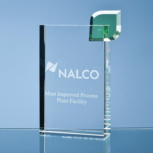 Optical Crystal Double Leaf 'Eco Excellence' Award