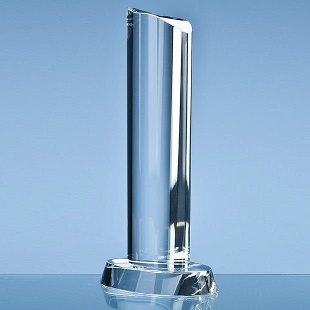 Optical Crystal Oval Column Award