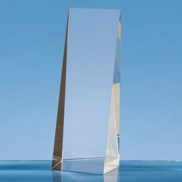 Optical Crystal Wedge Rectangle Award