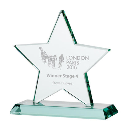 Jade Galaxy Star Crystal Award