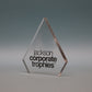 Freestanding Acrylic Diamond Award - 3 Sizes