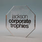 Freestanding Acrylic Octagon Award - 3 Sizes
