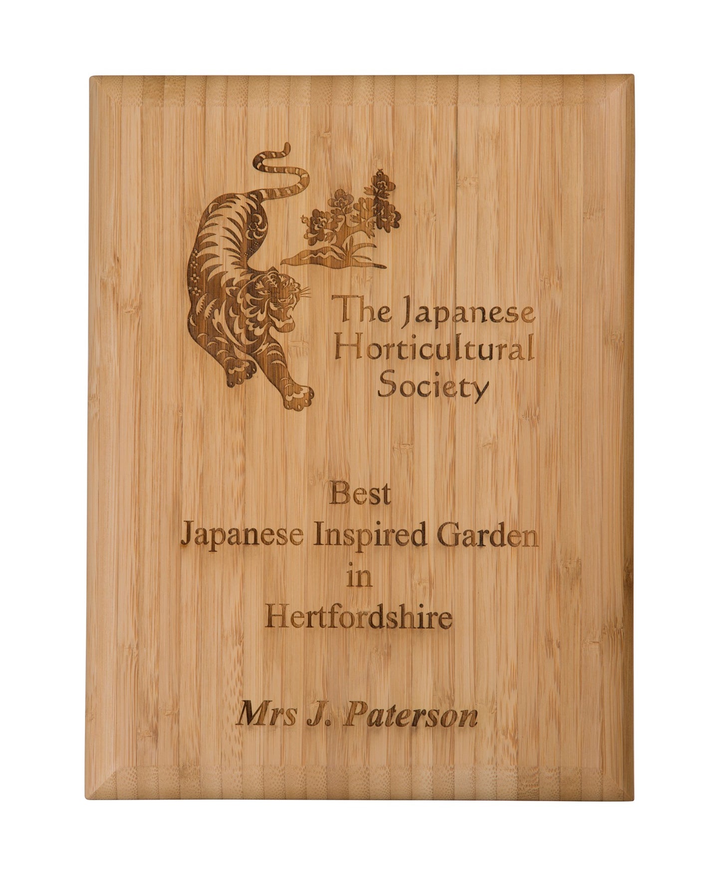 Bamboo Plaque