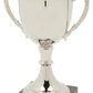 Nickel Plated Trophy Cup With Lid Versatile