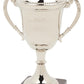 Nickel Plated Trophy Cup With Lid