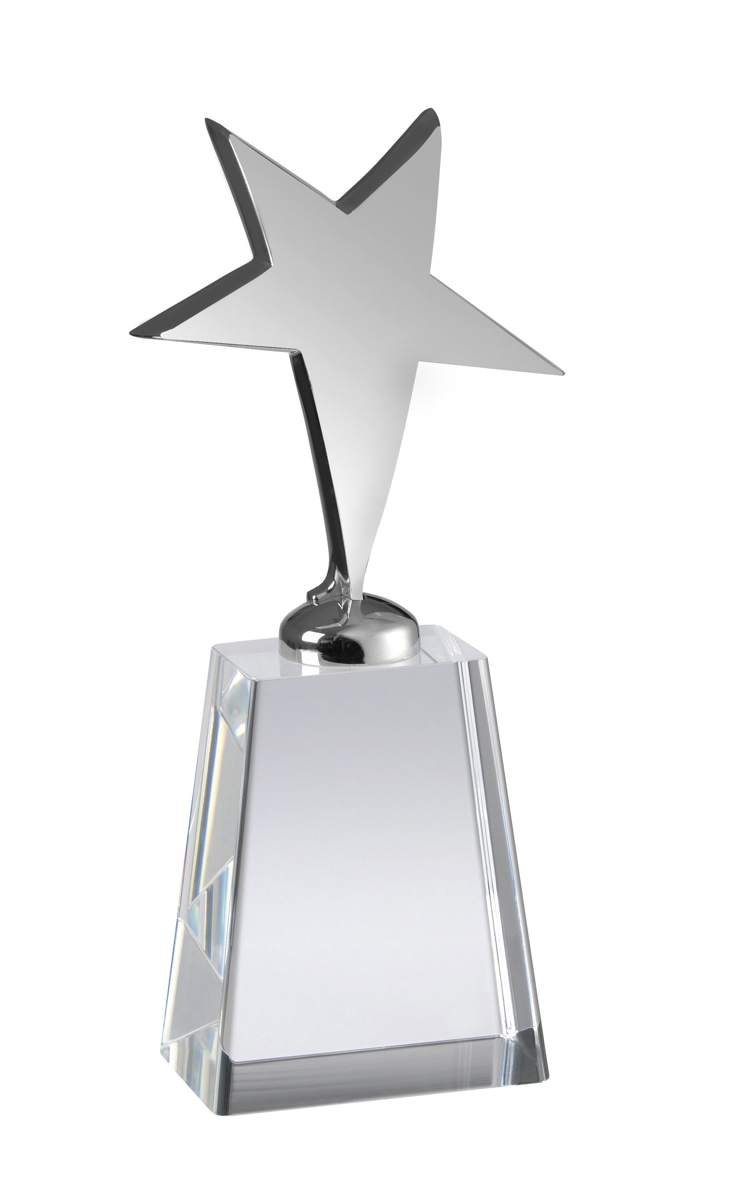 Metal Star Award with Crystal Base in Box