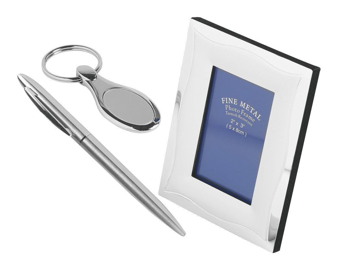 3 Piece Gift Set (Pen, Photo Frame & Key Ring)