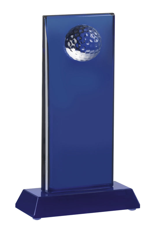 LG 19.5cm Saphire Glass Award Presentation Boxed