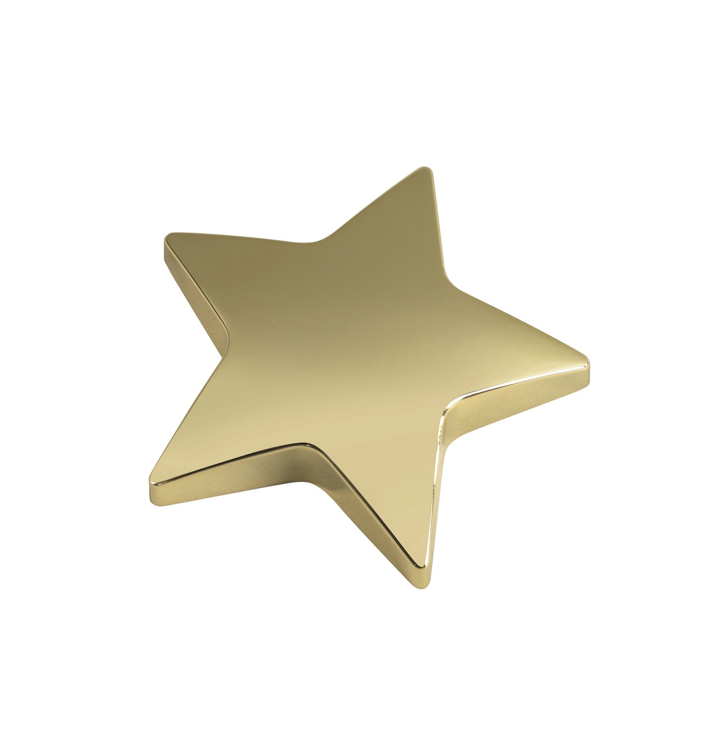 MB (P) 9.5 x 2cm Gold Finish Star Paperweight